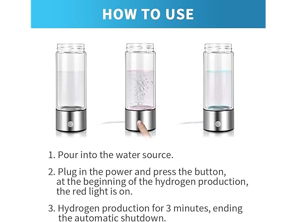 winglov Hydrogen Water Bottle