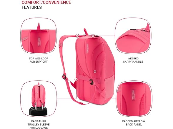 SwissGear 8117 Laptop Backpack, Black, 17.75 In