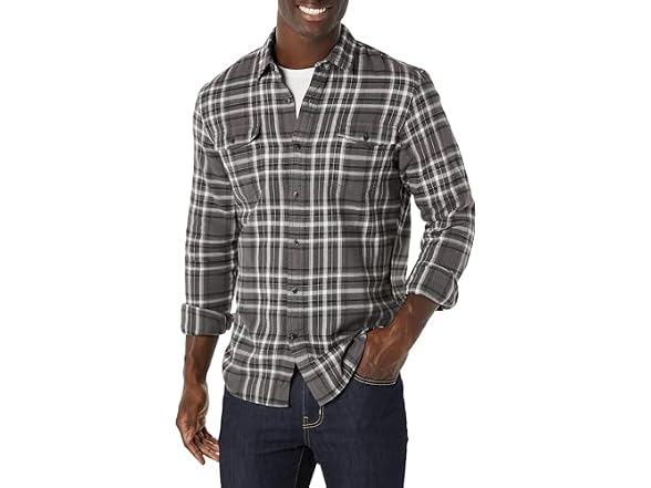 Amazon Essentials Men Slim-fit Long-sleeve Shirt