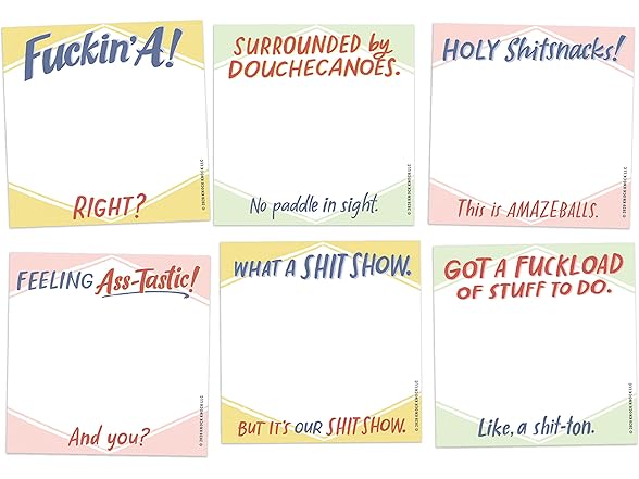 Em & Friends Sticky Notes 6pk