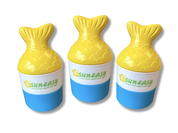 (3 Pack) Sun-Easy Sunscreen Applicator (Fish Tail)