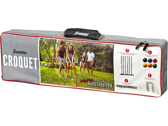 Franklin Sports 6 Player Family Croquet Set