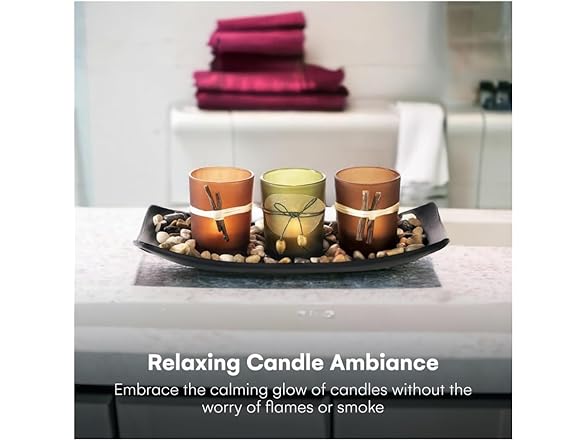 LIUAILING52 Flameless Candlescape Set