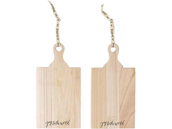 Santa Barbara Design Studio Paulownia Wood Charcuterie Set of 2
