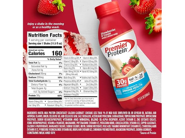 Premier Protein Premier Protein Strawberries Cream