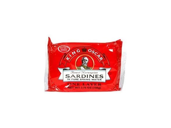King Oscar Sardines Spring Water
