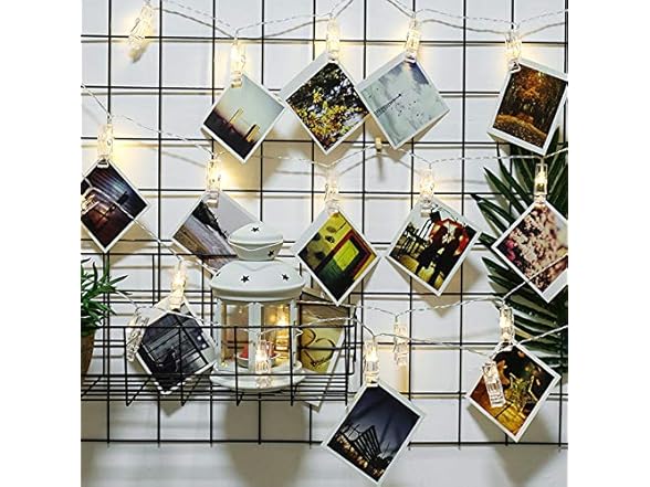 Photo Clips String Lights 20LED Warm