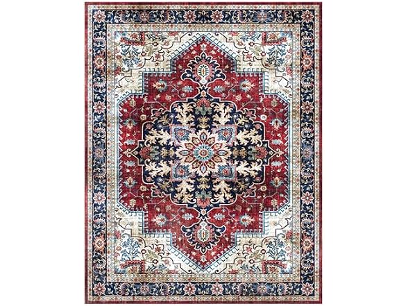 Gertmenian Washable Rug 8x10 Erin Red