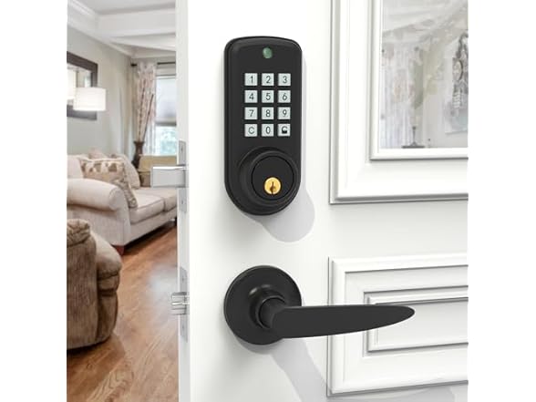 olylo Smart Keypad Deadbolt Lock with Handle