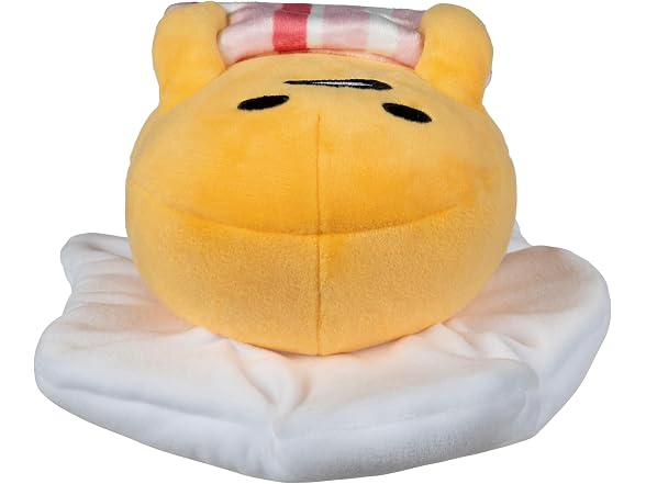 8” Gudetama Squishy Plush with a Bacon Blanket