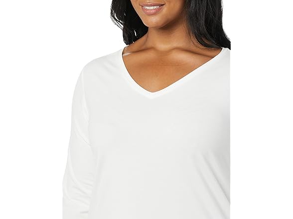 Amazon Essentials Women 2-Pack 3/4 Sleeve V-neck