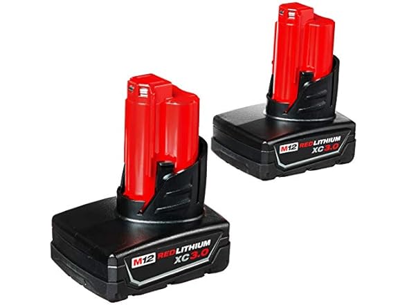 Milwaukee 48-11-2412 3.0Ah 12V Battery 4 PACK
