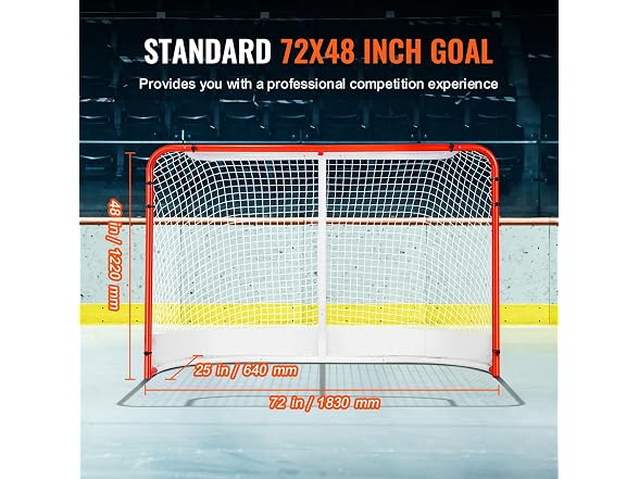 VEVOR Street Hockey Net, Indoor Outdoor