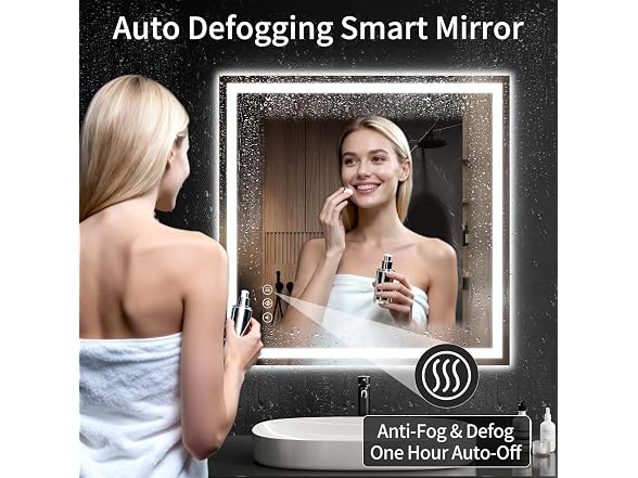 Anti-Fog LED Bathroom Mirror