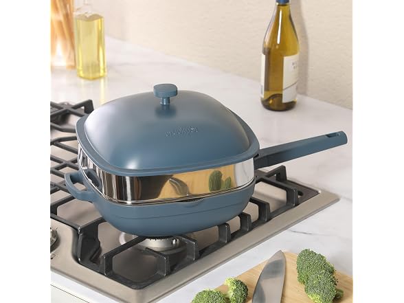 Crock-Pot Northvale 5.3 Quart Ceramic Nonstick Sauté Pan 