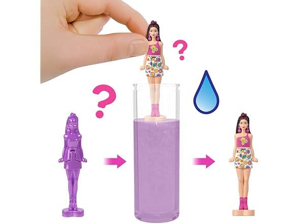 Polly Pocket Mini Barbie Land 5-Pack Pop Reveal