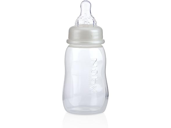 Nuby Standard Neck Tinted Feeding Nurser, 1 Count