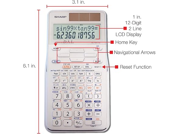 Sharp EL-531TGBDW 12-Digit