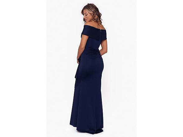 Xscape Women's Long Off Shoulder Sweethe