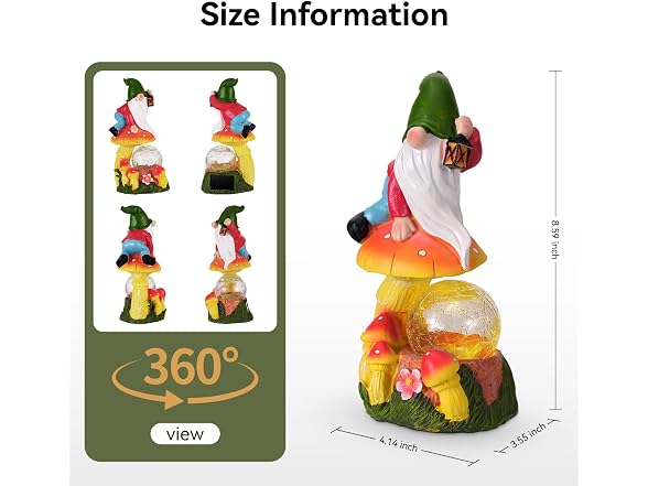 Paxato Garden Gnomes Outdoor Statues