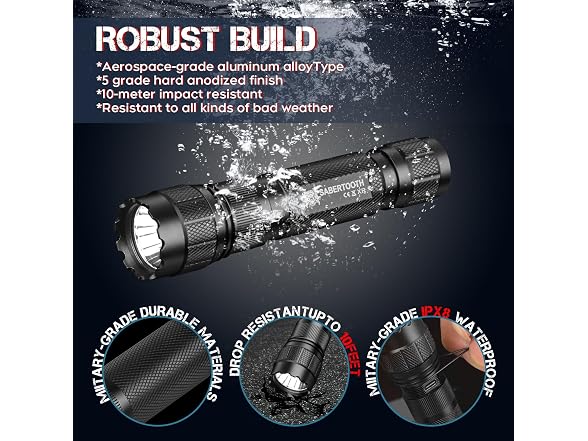 SABERTOOTH Tactical Flashlight