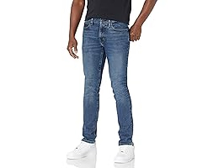 Amazon Essentials Men's Skinny-Fit Stretch Jean - Discontinued Colors, Vintage Wash, 34W x 29L