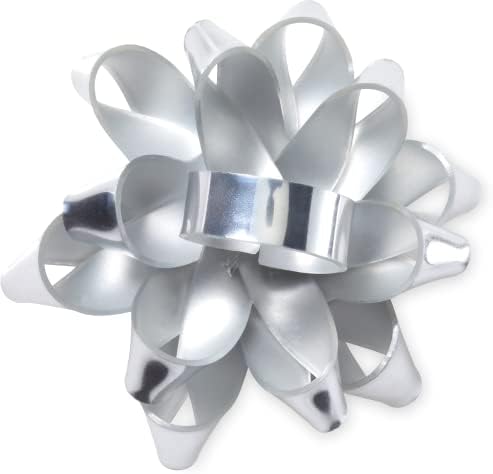 Crocs Holiday Shoe Charms | Jibbitz, Silver Present Bow, One Size