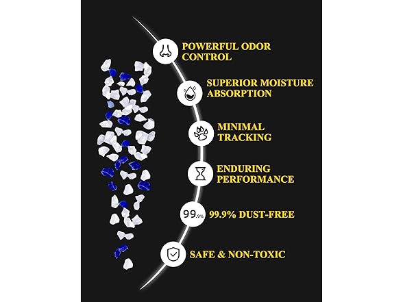 LMJP crystal cat litter