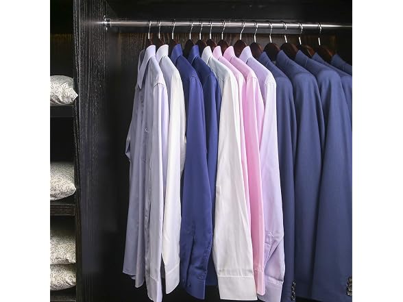 Suptinwear Wide Shoulder Wooden Hangers
