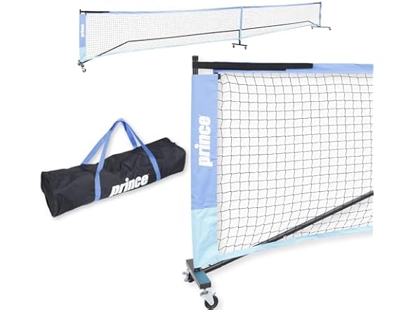Prince Full Court Pickleball Net + Wheels