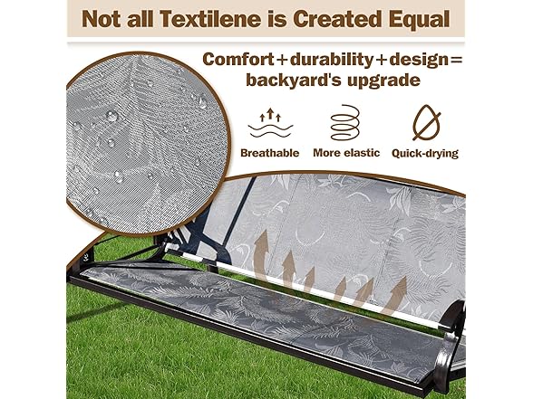 ZZW 8006 Textilene Patio Swing A-frame