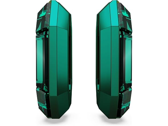 Swarovski Lucent Green Hoop Earrings