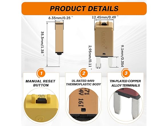 Circuit Breaker Blade 20A 3Pk Manual