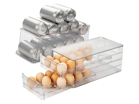 Glad Egg Holder & Soda Can Organizer