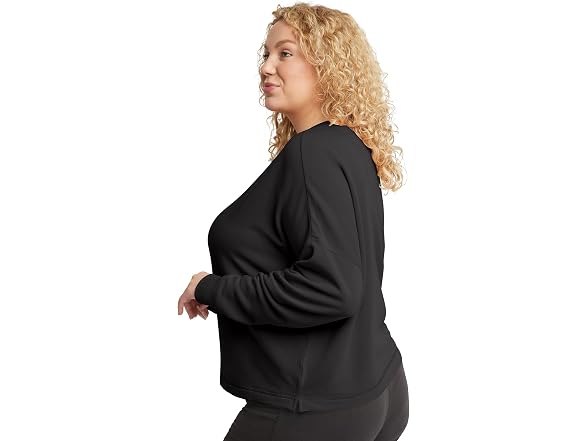 Hanes Women Originals Fleece Crop Sweatshirt
