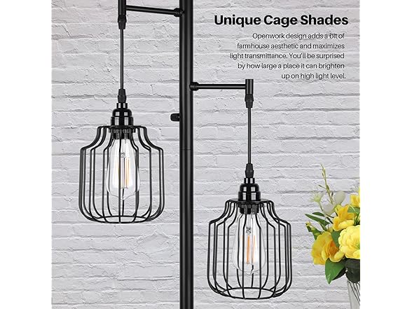 BrightHome Dimmable Floor Lamp