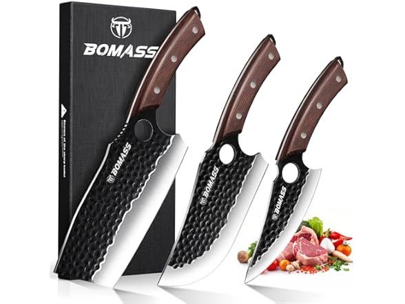 Meat Cleaver Butcher Knife Set