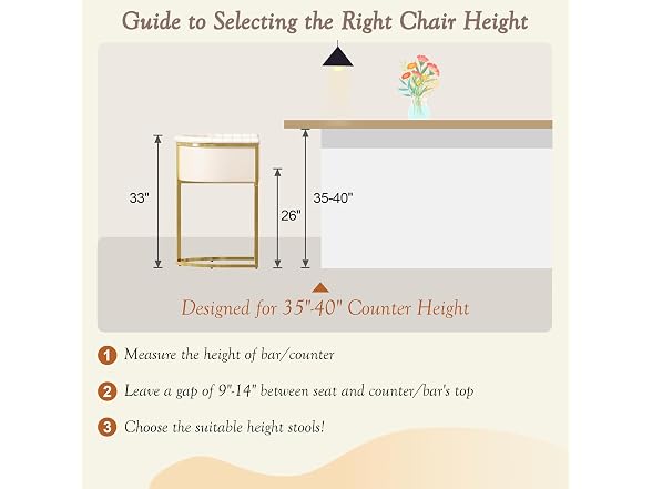 Mearounliving CARA011 BarStool 1 Count (Open Box) - Gallery 7