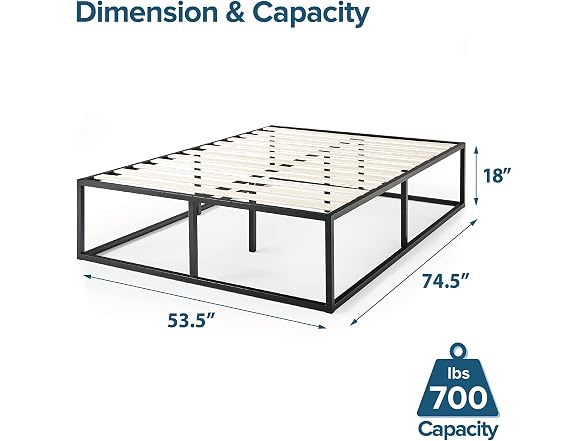 Zinus 18 Inch Platforma Bed Frame