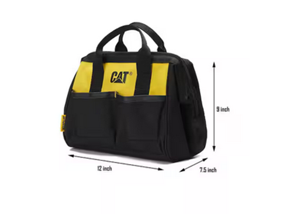 CAT 84288 TOOL STORAGE BAG 12IN Black and Yellow