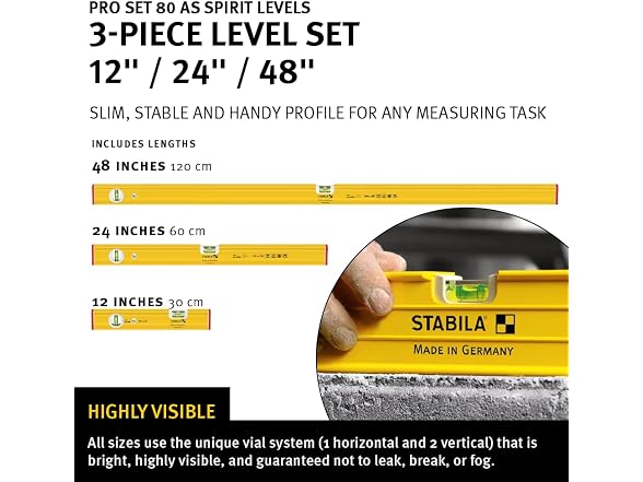 Stabila Stabila - 29840 STABILA PRO SET 80 AS Level Se