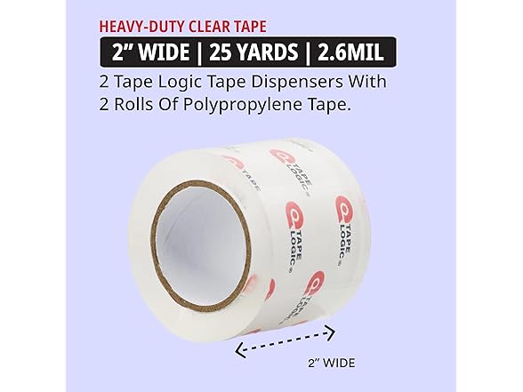 Tape Logic Tape Logic Heavy Duty 2in x 25yd Clear Packagin