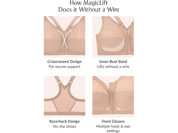 Glamorise Magiclift Racerback Bra