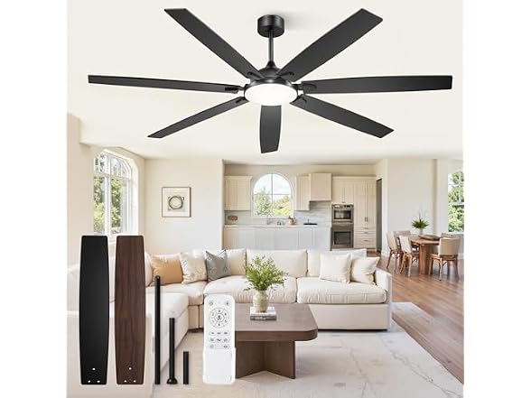 Fanbulous 72" Large Modern Ceiling Fan
