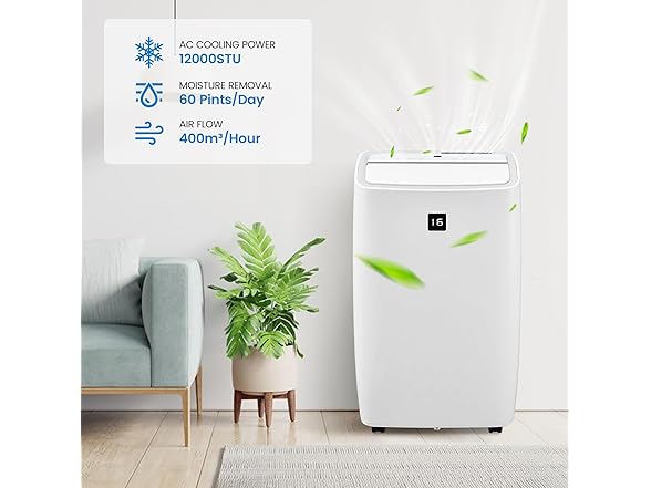 HobbyField 12,000 BTU Portable Air Conditioner