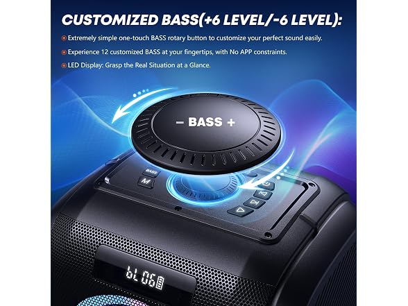 270W Max Party Portable Bluetooth