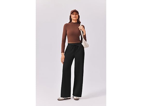Women’s Fleece Wide Leg Sweatpants