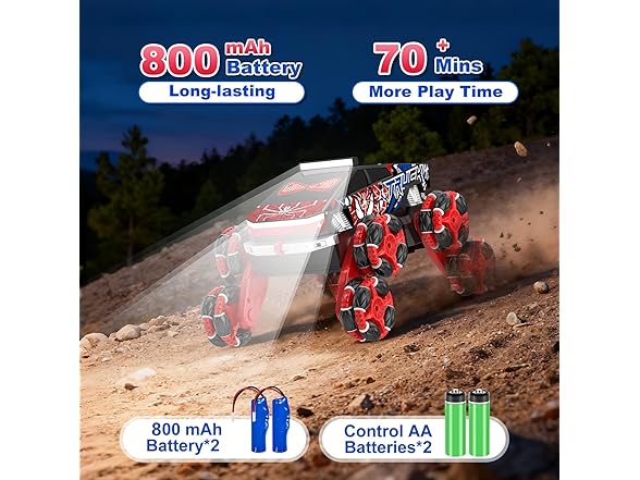 8 Wheels RC Stunt Car