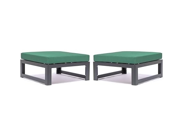 LeisureMod Ottoman Seat Set of 2