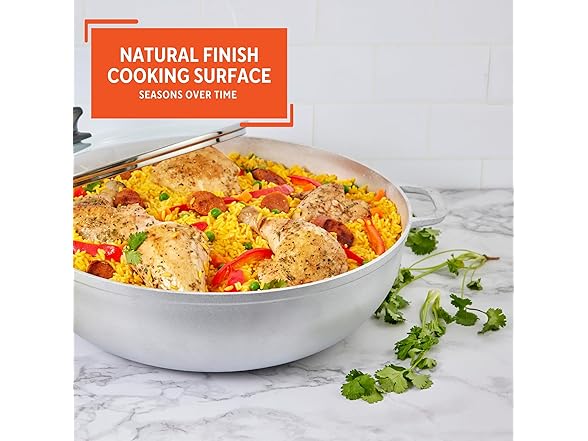 IMUSA Caldero Stock Pot with Glass Lid 11QT